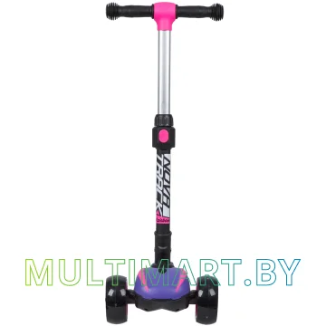 Самокат Novatrack RainBow Car Girl Pro 120CGP.RAINBOW.VT20 (фиолетовый, 2020) картинка 2